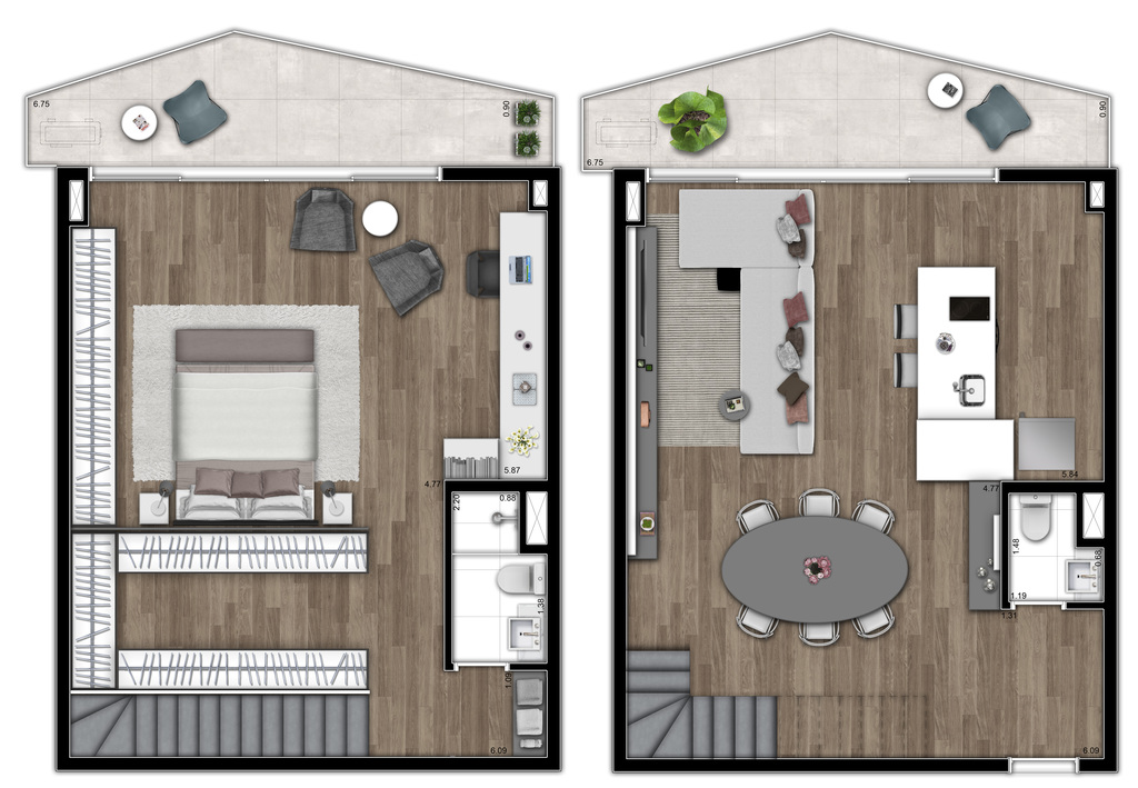 Planta 19 - 113m² -1 dorm - duplex.jpg