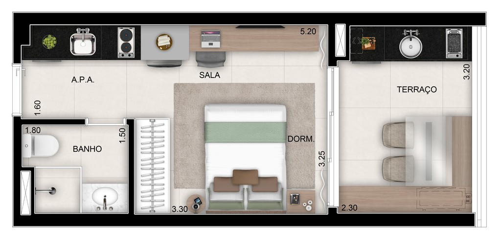 Planta 01 - 1 dorm 26 97m²  - studio.jpg