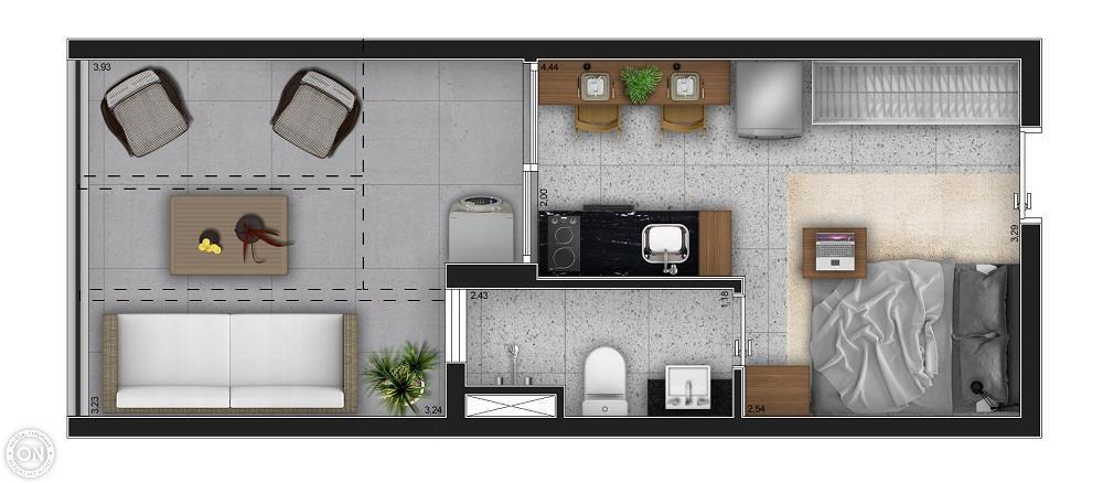 Planta 07 - 1 dorm 30m² - studio garden.jpg