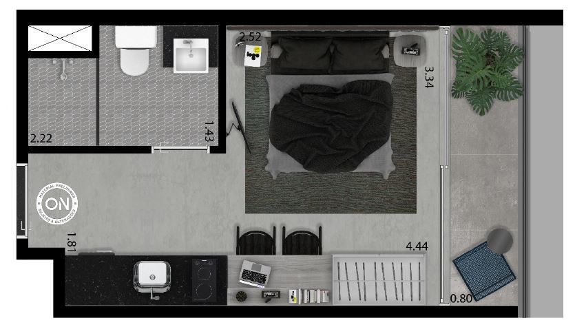 Planta 02 - 1 dorm 21m² - studio.JPG