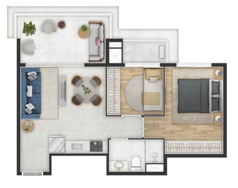 Planta 01 - 2 dorm 51m².png