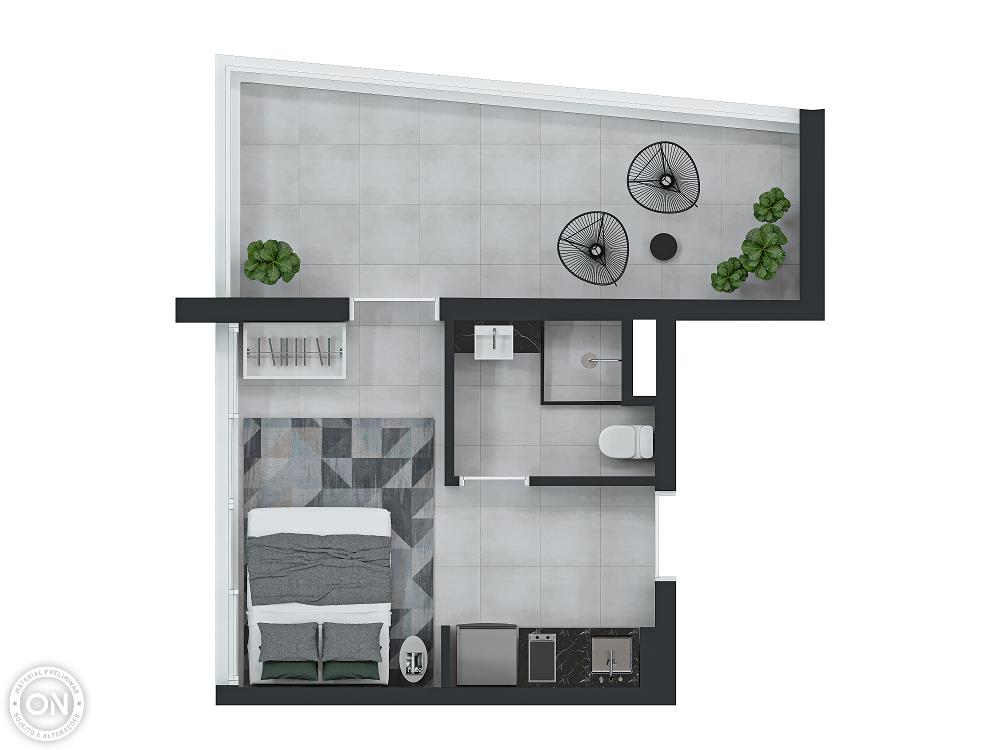 Planta 03 - 1 dorm 30 98m² - garden.png
