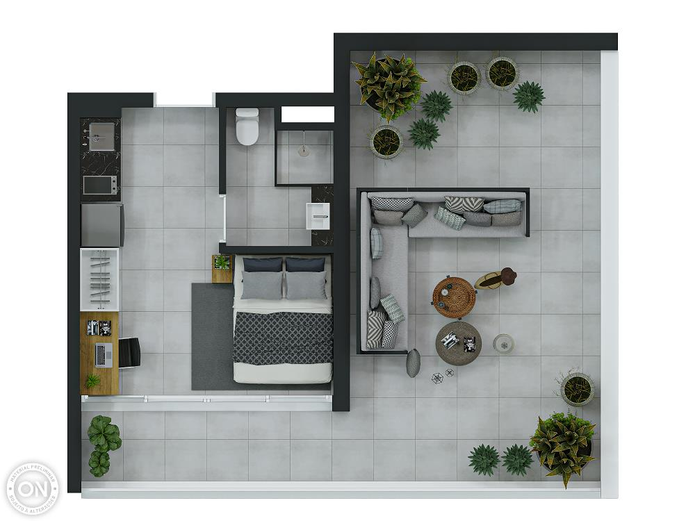 Planta 09 - 1 dorm 48 52m² - garden.png