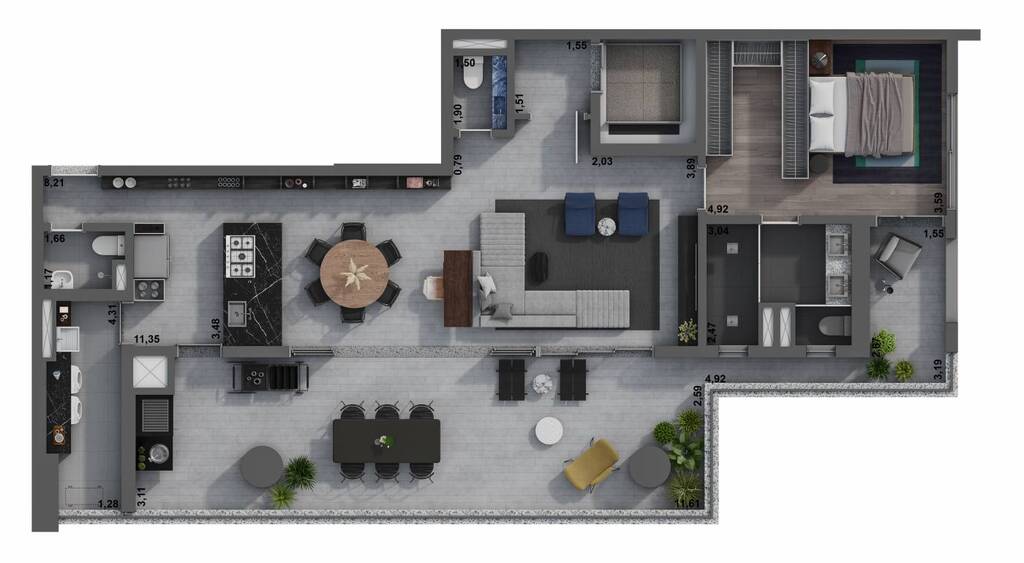 Planta 01 - 1 dorm 151m² - opção.jpg