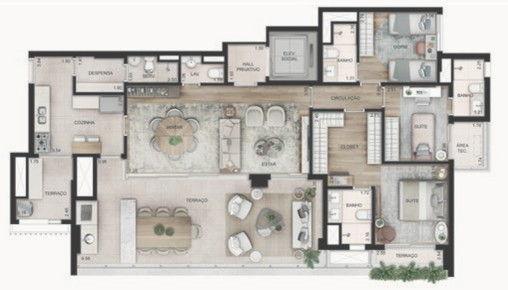 Planta 02 - 3 dorm 156m² - opção.png