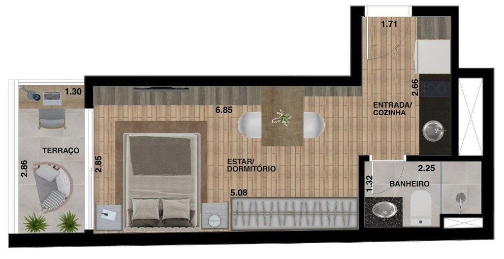 Planta 11 - 1 dorm 30 76m² - studio.jpg