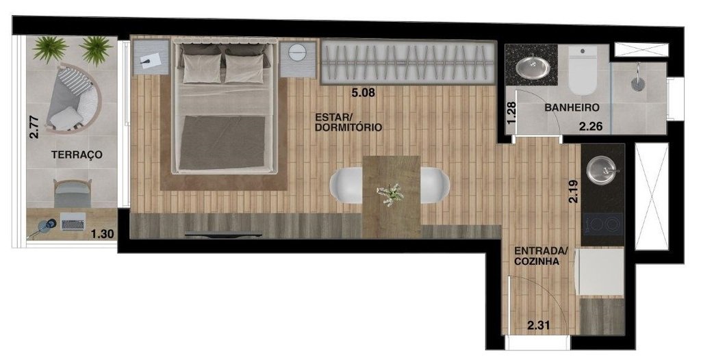 Planta 13 - 1 dorm 31 37m² - studio.jpg