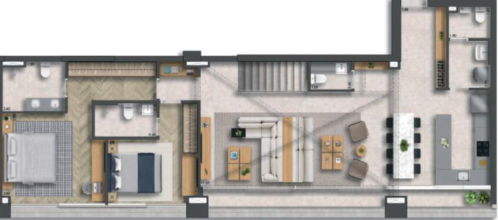 Planta 13 - 3 dorm 209m² - duplex inferior.PNG