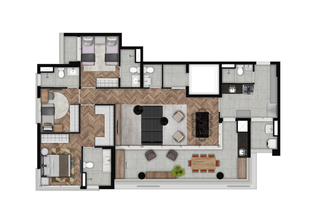 Planta 01 - 3 dorm 131m².png