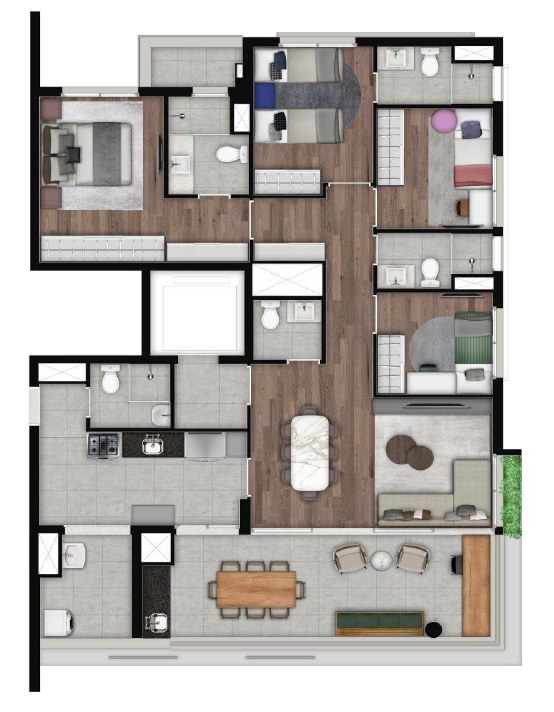 Planta 02 - 3 dorm 131m².png