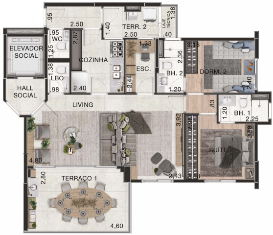 Planta 04 - 2 dorm 95m² - opção 3.png