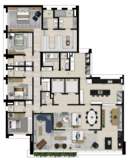 Planta 01 - 4 dorm 342m².png