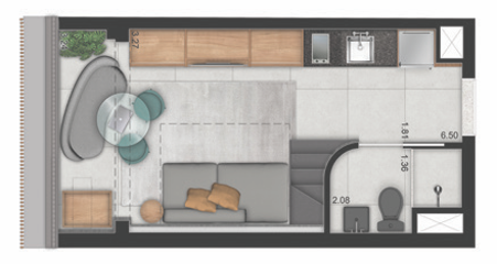 Planta 01 - 1 dorm 23 72m² - studio.png