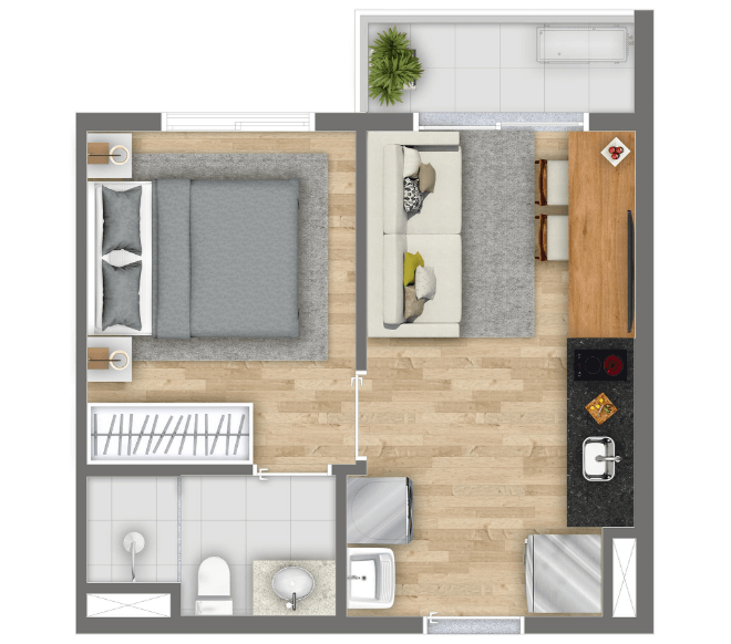Planta 01 - 1 dorm 27m².png