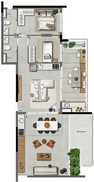 Planta 08 - 2 dorm 101m² - garden.jpg