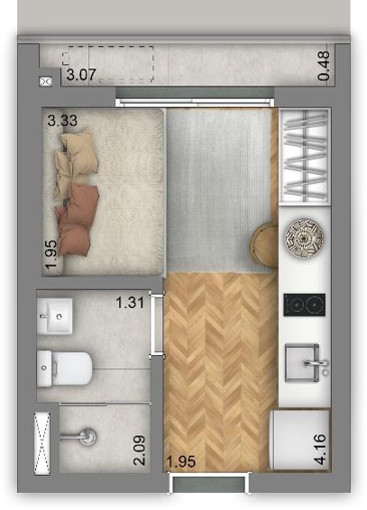 Planta 01 - 1 dorm 18 48m² - studio.png