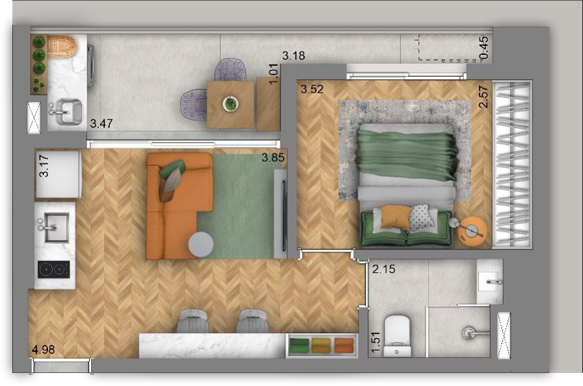 Planta 02 - 1 dorm 41 22m².png
