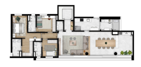 Planta 01 - 3 dorm 133m².png