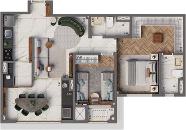 Planta 01 - 2 dorm 69m².png