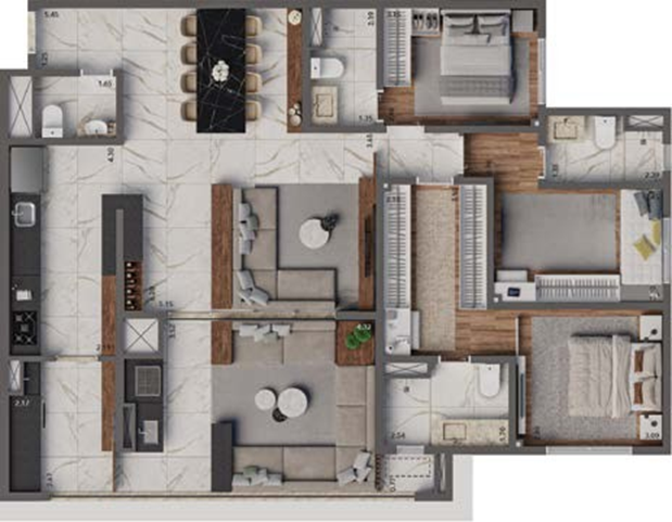Planta 04 - 3 dorm 125m².png