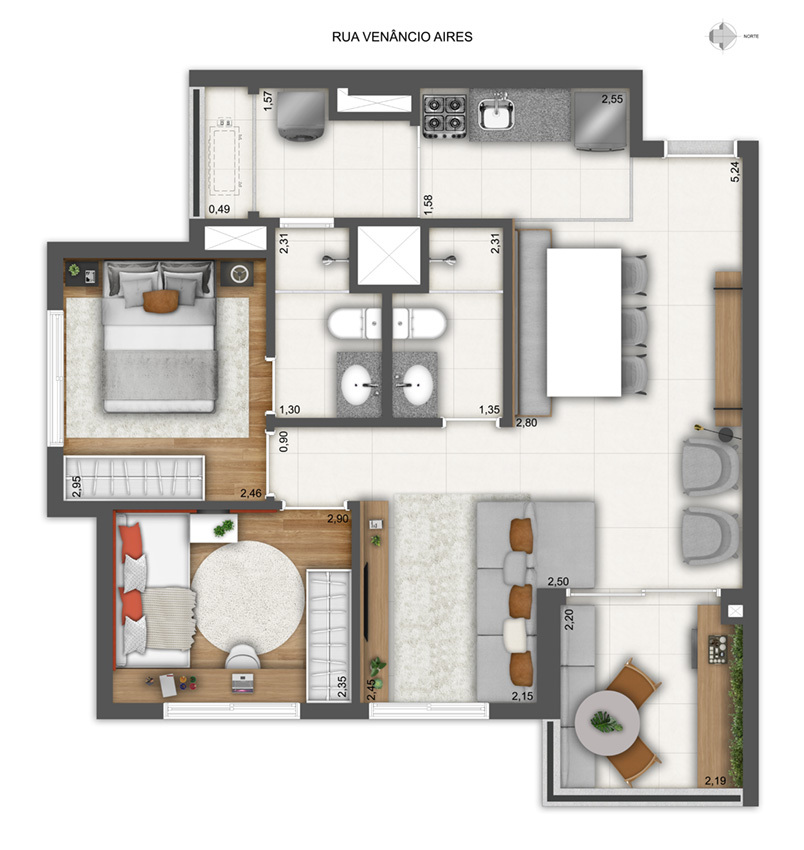 Planta 05 - 2 dorm 62 66m² - opção.jpg
