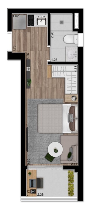 Planta 01 - 1 dorm 25 52m² - studio.jpg