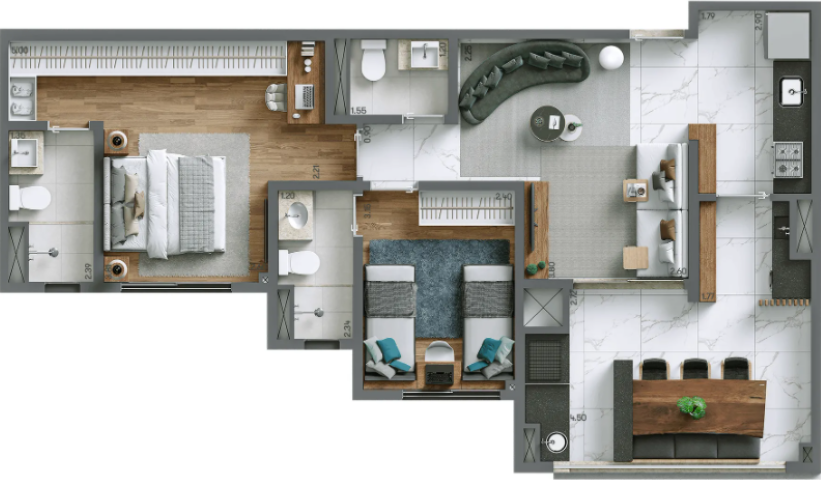 Planta 01 - 2 dorm 72m².PNG