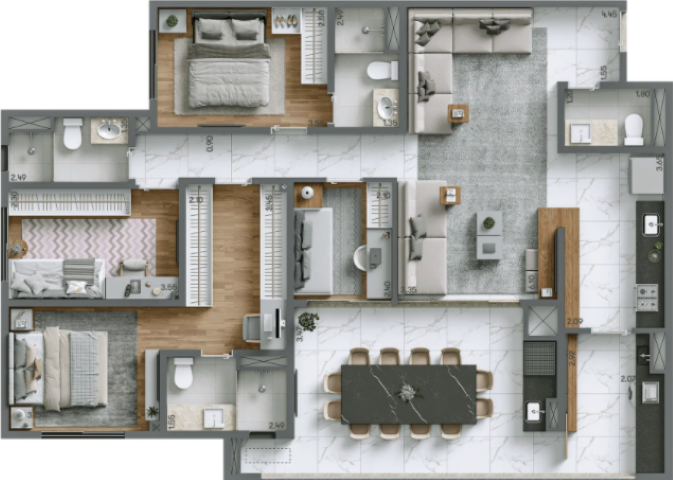 Planta 05 - 4 dorm 125m².PNG