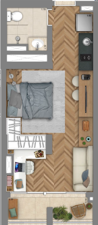 Planta 10 - 1 dorm 25m² - studio.PNG