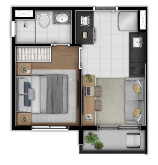 Planta 01 - 1 dorm 27m².png