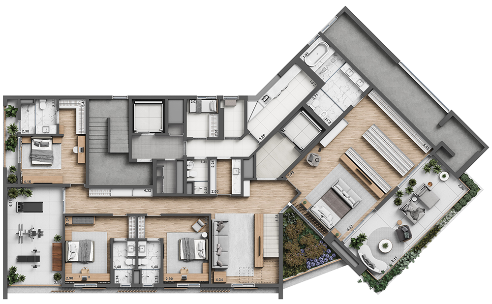 Planta 04 - 4 dorm 663m² - cobertura duplex.png