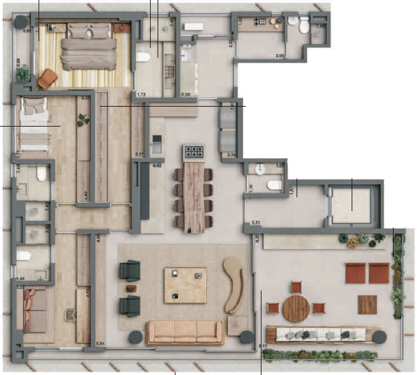 Planta 01 - 3 dorm 204m².png