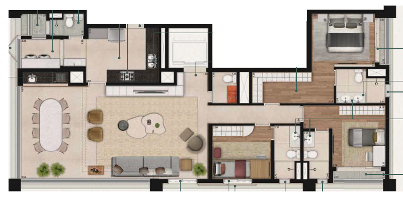 Planta 02 - 3 dorm 141 09m² - opção.png