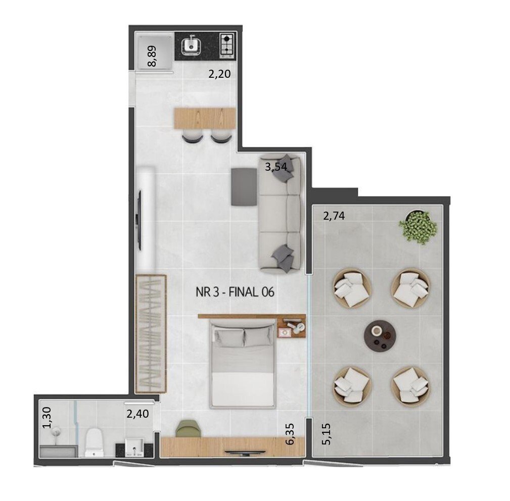 Planta 10 - 1 dorm 50 46m² - studio - garden.jpg