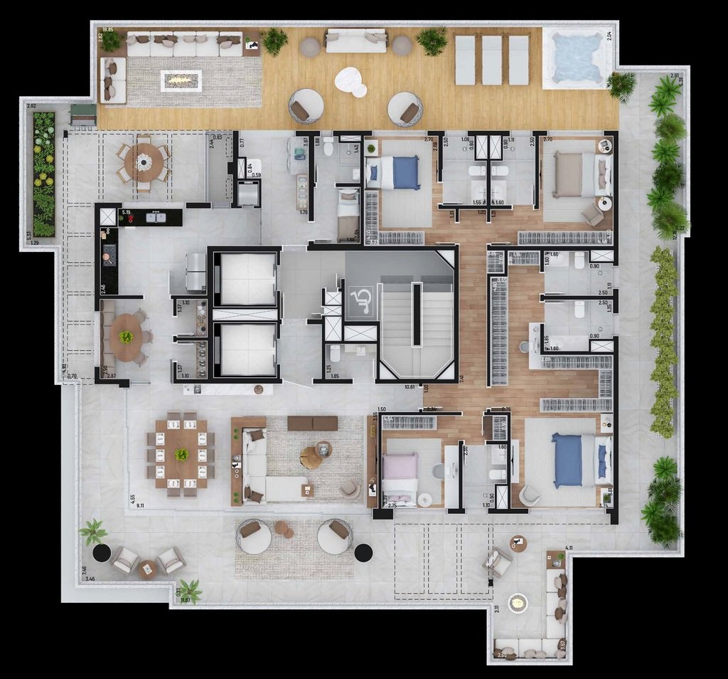 Planta 05 - 4 dorm 463m² - garden.jpg