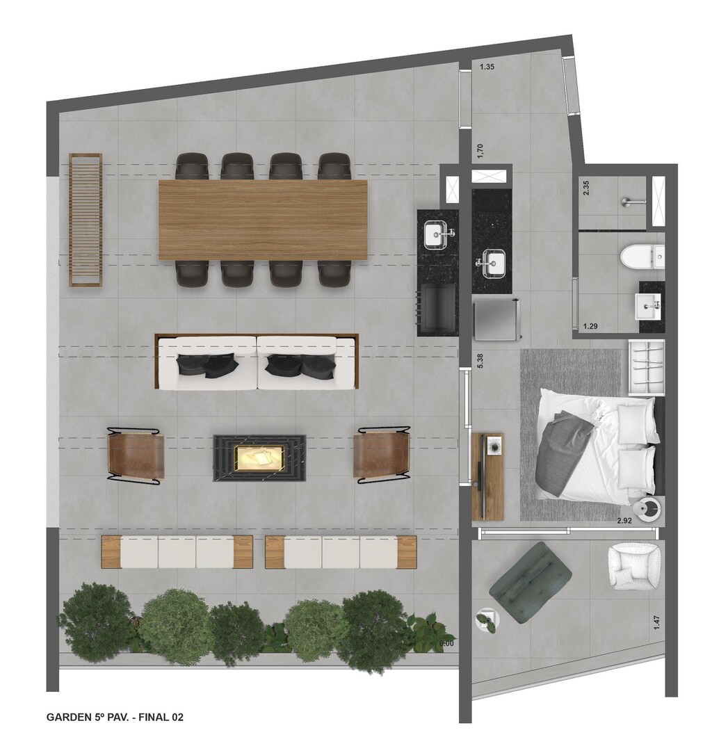 Planta 03 - 1 dorm 83 44m² - garden.jpg