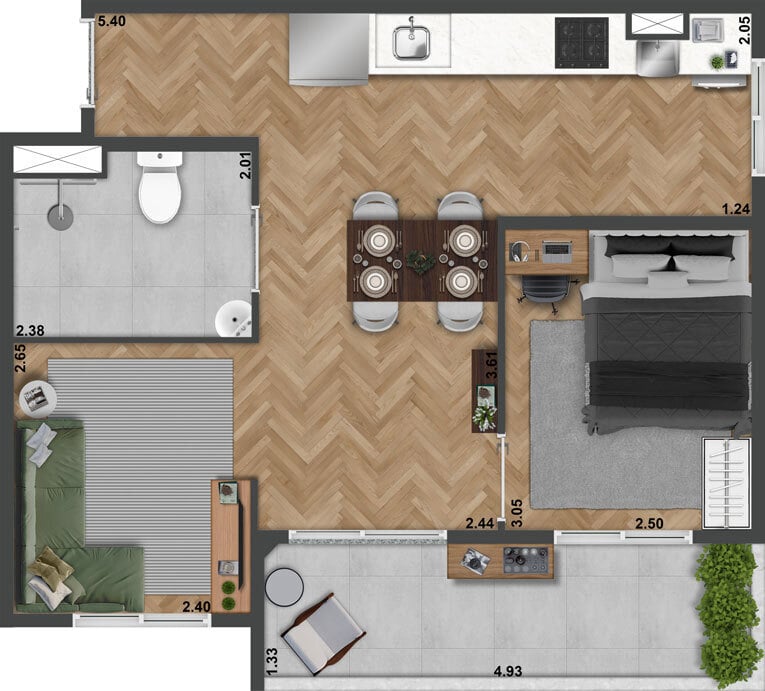 Planta 06 - 1 dorm 51 10m² - opção 2.jpg