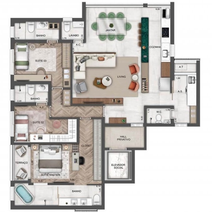 Planta 06 - 3 dorm 142m² - opção 1.jpg