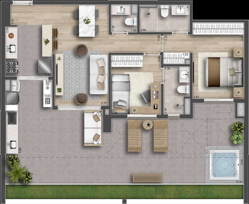 Planta 05 - 2 dorm 123m² - garden.jpg