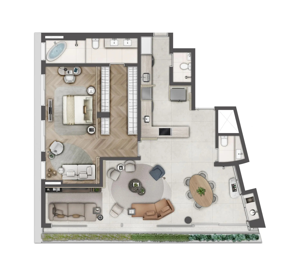 Planta 04 - 1 dorm 134m² - opção 1.jpg
