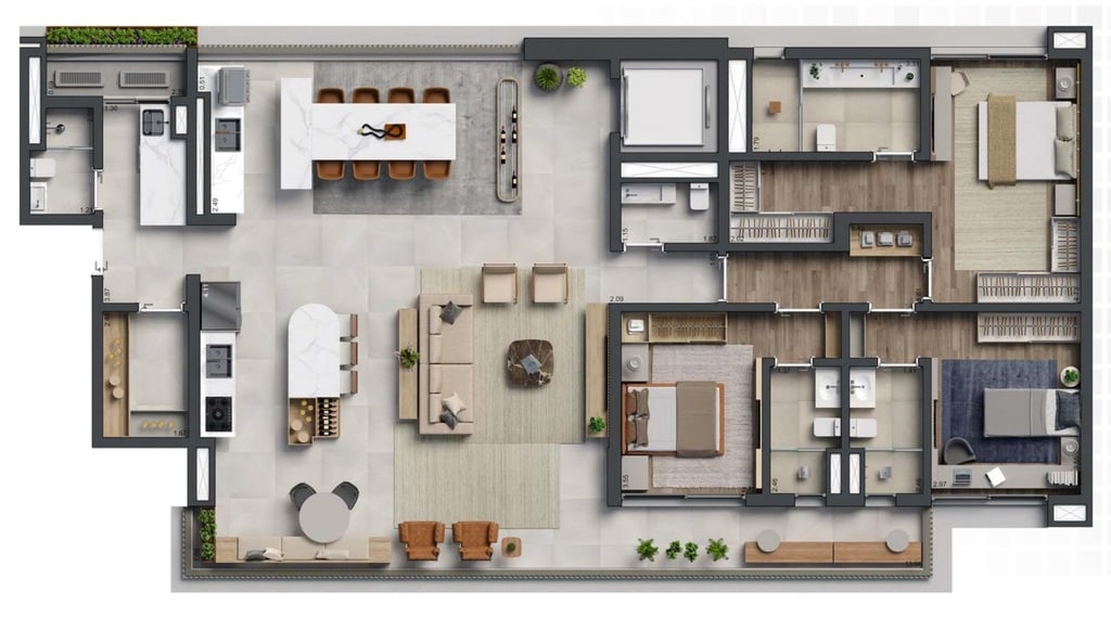 Planta 03 - 3 dorm 205m² - garden.jpg