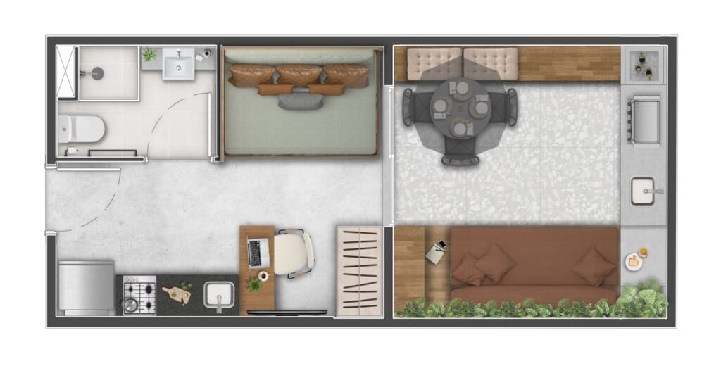 Planta 02 - 1 dorm 29 66m² - garden.jpg