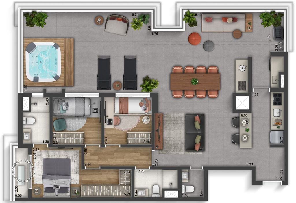 Planta 09 - 3 dorm 137m² - garden.jpg