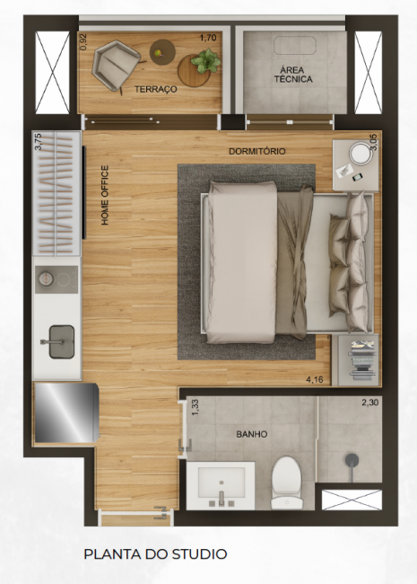 Planta 01 - 1 dorm 25,61m² - studio.png