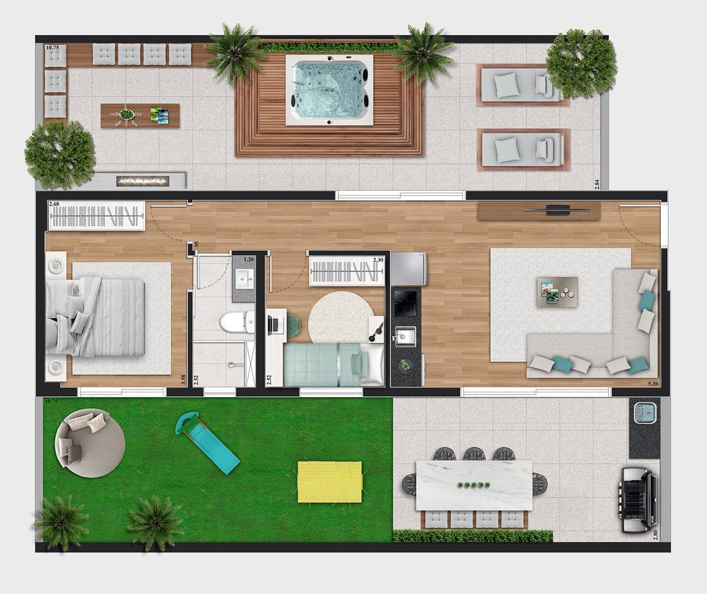 Planta 14 - 2 dorm 118,89m² - garden.jpg