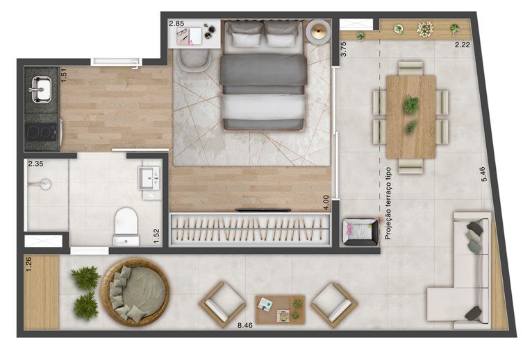 Planta 06 - 1 dorm 45m² - garden.jpg