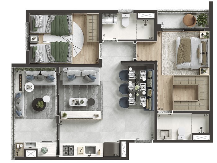 Planta 03 - 2 dorm 63,13m².jpg