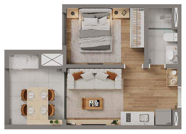 Planta 01 - 1 dorm 33m².jpg