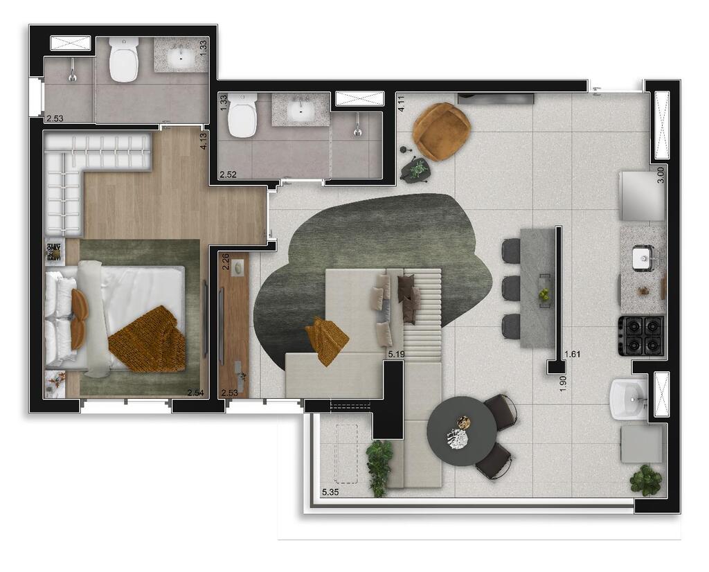 Planta 10 - 1 dorm 61m² - opção.jpg